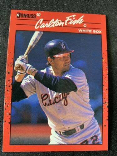 Donruss Baseball Card Carlton Fisk Chicago Whie Sox Nm Free