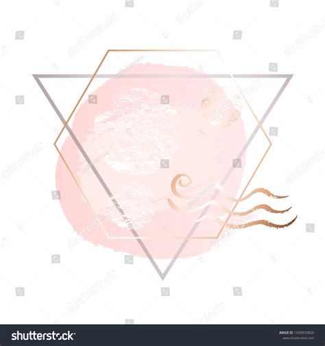 Golden Pink Nude Art Frames Modern Stock Vector Royalty Free 1209033820 Shutterstock