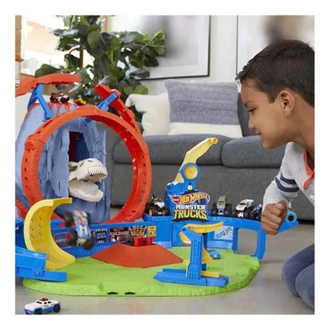 Pista Monster Truck Hot Wheels T Rex Volcano Arena Gigante En Venta En Ecatepec De Morelos