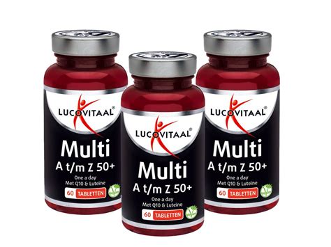 3x Lucovitaal Multi A Z 50 60 Tabletten