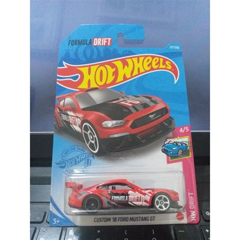 Jual HOT WHEELS CUSTOM 18 FORD MUSTANG GT FORMULA DRIFT MERAH Shopee Indonesia