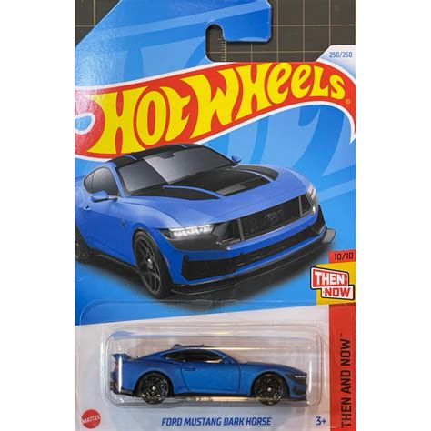 風火輪 Hot Wheels 24Q 25A 福特 野馬 FORD MUSTANG DARK HORSE 蝦皮購物