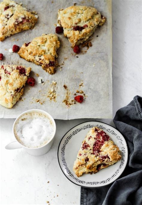 Raspberry White Chocolate Scones | Lion's Bread