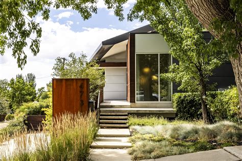 Photo Of In In Salt Lake City A Cor Ten Steel Home With A