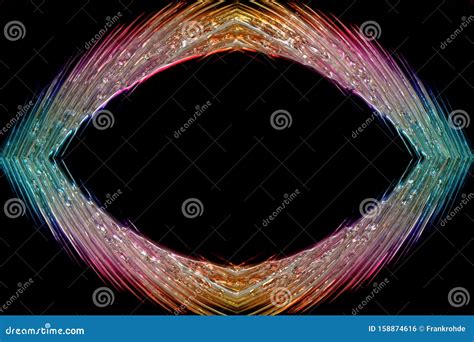 Wonderful Abstract Illustrated Glass Design Stock Illustration