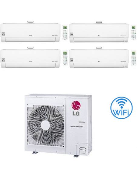 Climatizzatore Condizionatore LG Atmosfera R32 Quadri Split Dual In