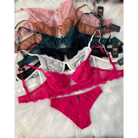 Conjunto De Luxo Z D Lingerie Premium Sem Bojo E Aro Mod Shopee Brasil