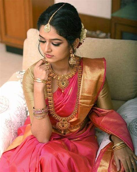 Best Contrasting Blouses For Pink Silk Sarees Keep Me Stylish