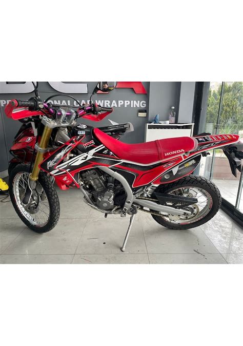 Honda Crf L Karbon K Rm Z Racing Tasar M Sticker Etiket Mode