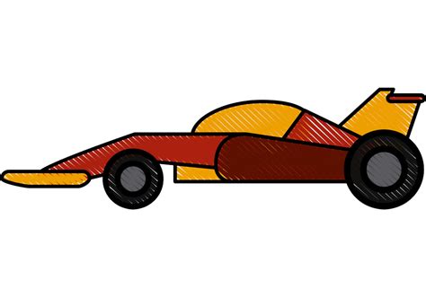 Hand Drawn Race Car Png Transparent Clipartlib