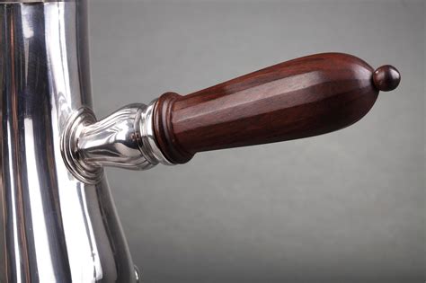 French Silver Hot Chocolate Pot Or Coffee Pot Puiforcat For Sale At Stdibs Silver Chocolate