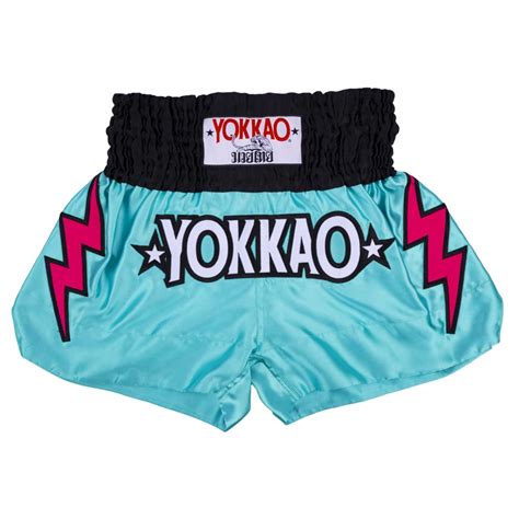 YOKKAO Satin Shorts Stadium Island XL - High-Quality Muay Thai Shorts ...
