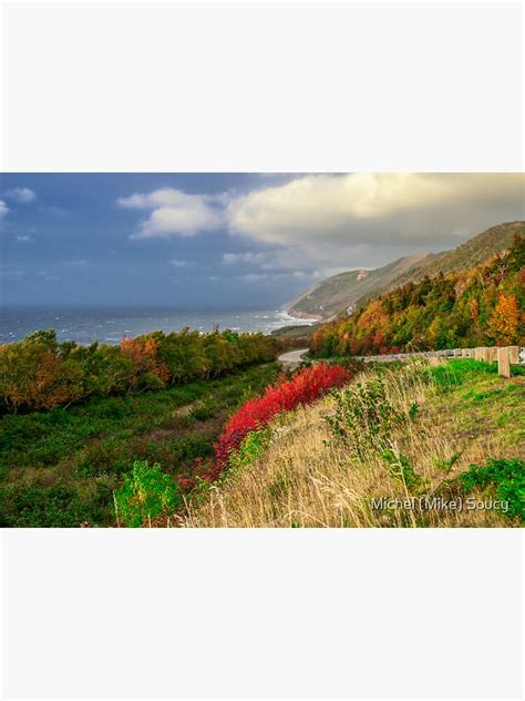 Cabot Trail Autumn Colors Sticker For Sale By Michelsoucy Redbubble