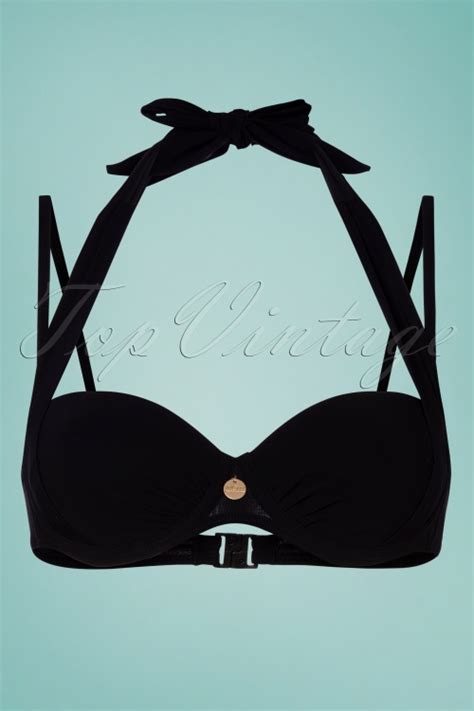 Multiway Bikini Top Ann Es En Noir Tc Beach Topvintage