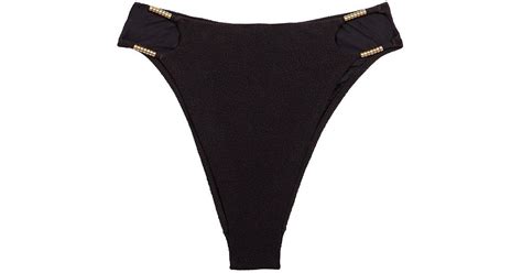 Vix Synthetic Firenze Black Bikini Bottom Lyst