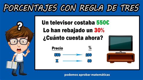 Porcentajes con Regla de Tres Cómo Calcular el Tanto por Ciento