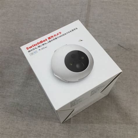 【全体的に状態が悪い】ジャンク品 SwitchBot 防犯カメラ スイッチボット 屋外カメラ Alexa - 監視カメラ 電池式 ...