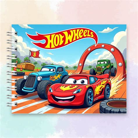Arquivo Digital Livro De Colorir Hot Wheels Elo