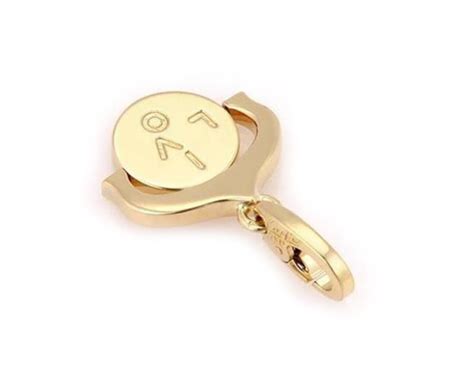 Cartier K Yellow Gold I Love You Spinner Pendant Ch Gem