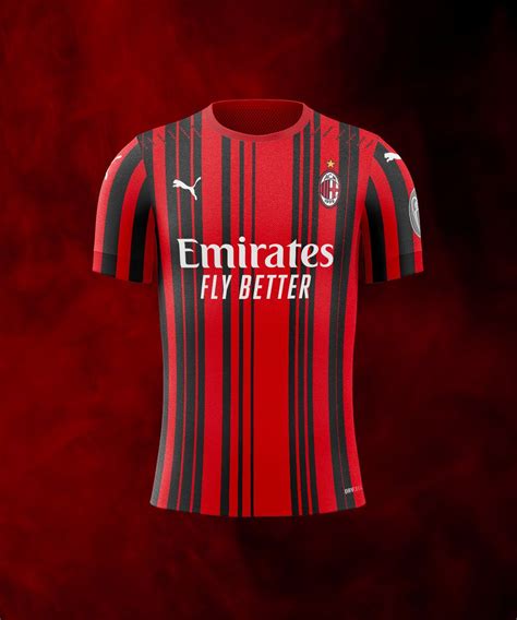 Возможный вариант домашней формы "Милана" на сезон 2021/22 | MilanAC