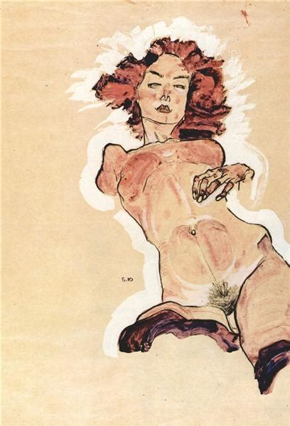 Female Nude 1910 Egon Schiele WikiArt Org