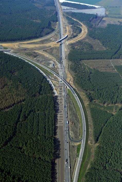 Luftbild Gro Ziethen Baustelle Zum Um Und Ausbau Des