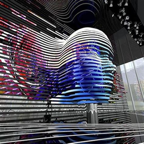 P P P P P Outdoor Giant Curve Degree Right Angle Video Wall Naked Eye D Led Display