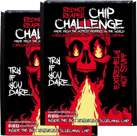 Amazon Red Hot Reaper 2 Pack Chip Challenge Hottest Snack Carolina Reaper Spicy