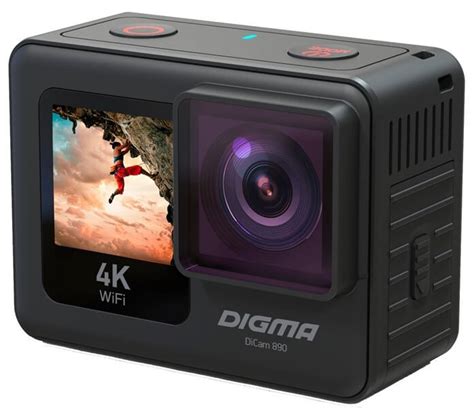 Экшн-камера Digma DiCam 890: в помощь любителям экстремальных развлечений
