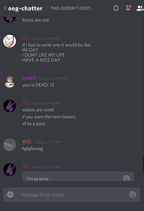 Pin By Shadow On Creepypasta Creepypasta Funny Funny Texts Discord Chat