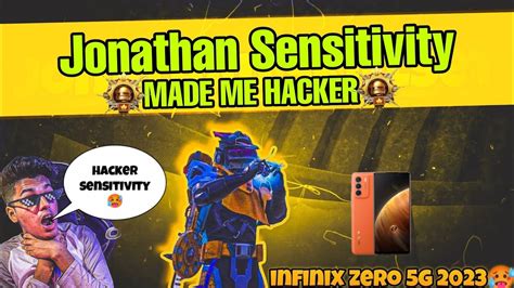 Jonathan Sensitivity Made Me Hacker🥵infinix Zero 5g 2023 Smooth60 Fps