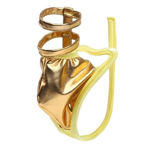 Yonghs Fr C String Homme Sexy M Tallique Micro String Ficelle Ouvert Gay Bulge Pouch Underwear