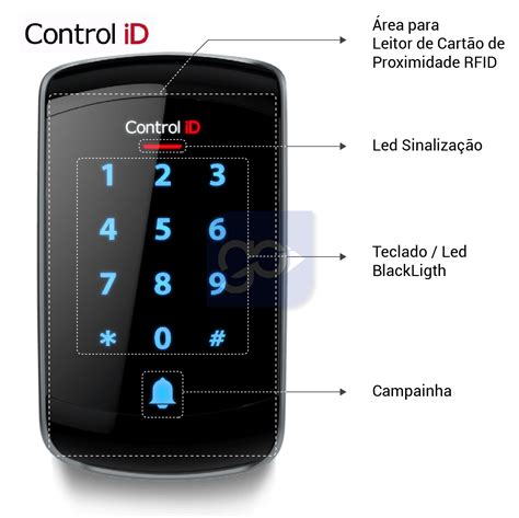 Controlador De Acesso Idtouch Teclado E Leitor De Cartão Control Id