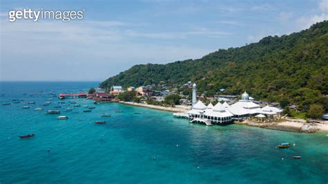 Fishing Village Small Town In Perhentian Kecil Island Malaysia