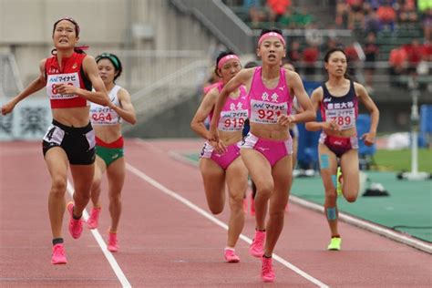 【photo】ルーキーの久保凛が“宣言通り”金メダルを獲得！インターハイ女子800mの激闘を制す The Digest