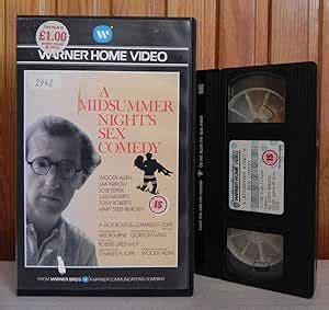 A Midsummer Night s Sex Comedy VHS Woody Allen Mia Farrow José Ferrer Tony Roberts Tony
