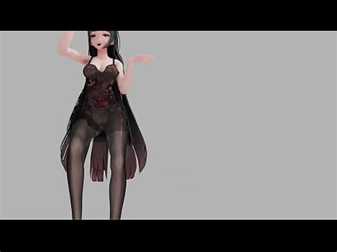 Honkai Impact Raiden Mei Strip Dance Show Hentai R18 MMD 3D Soft Dark Green Hair CLIP