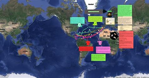 Rutas De Los Viajes De Crist Bal Col N Scribble Maps