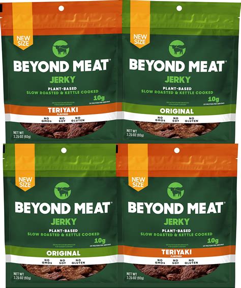 Beyond Meat Plant Based Jerky Original And Teriyaki Variety