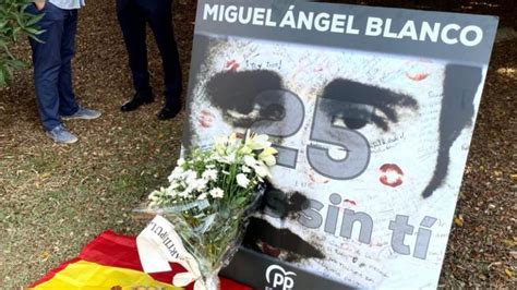 Madrid Rinde Homenaje A Miguel Ngel Blanco Con Un Jard N Y Una Placa