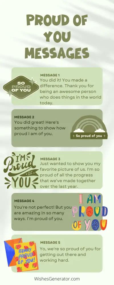 75 Proud Of You Messages