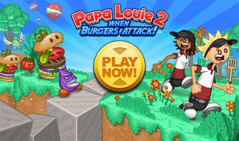 Play Papa Louie 2 When Burgers Attack Games Flipline Studios Blog