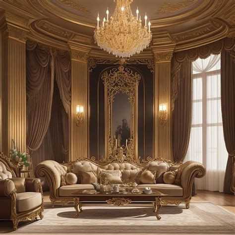 Premium Ai Image Exquisite Interiors Living Room Hd Ai Generative K