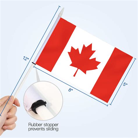 Canada Stick Flag 5x8 Inch - Anley Flags