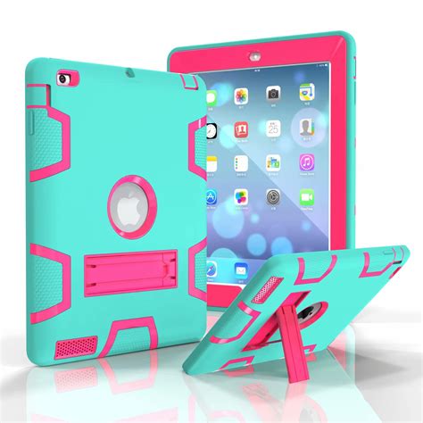 ipad air case dteck shockproof  layer hybrid rugged heavy duty
