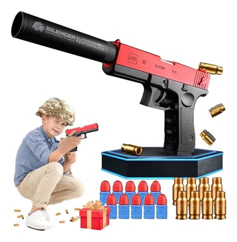 Pistola Glock De Juguete Con Silenciador Para Niños Regalo MercadoLibre