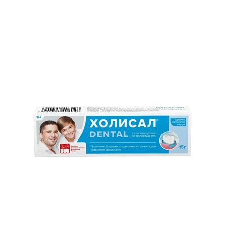 Купить Холисал Дентал гель 15г в Иркутске по цене от 495 Р