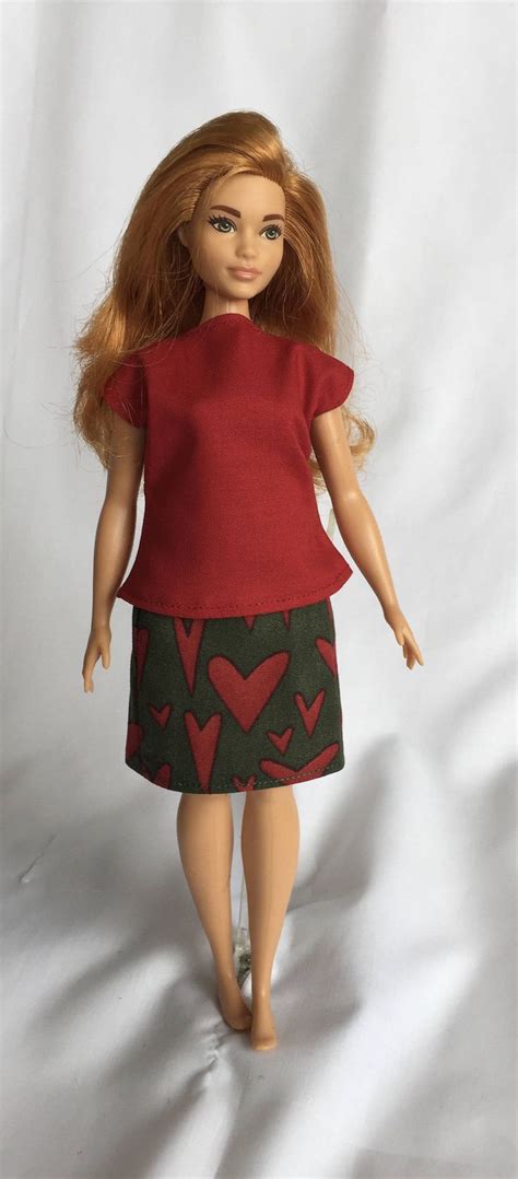 Handmade Curvy Barbie Clothes Full Figure Fashion Etsy Barbie