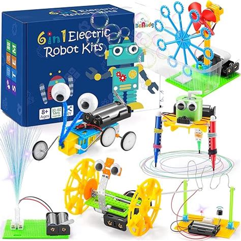 Stem Robotics Kit 6 Set Electronic Science Experiments Projects For