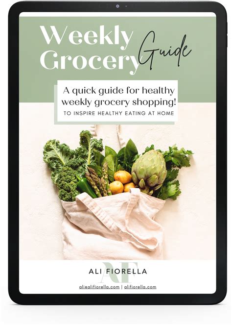 Weekly Grocery Guide — Health Coach - Ali Fiorella